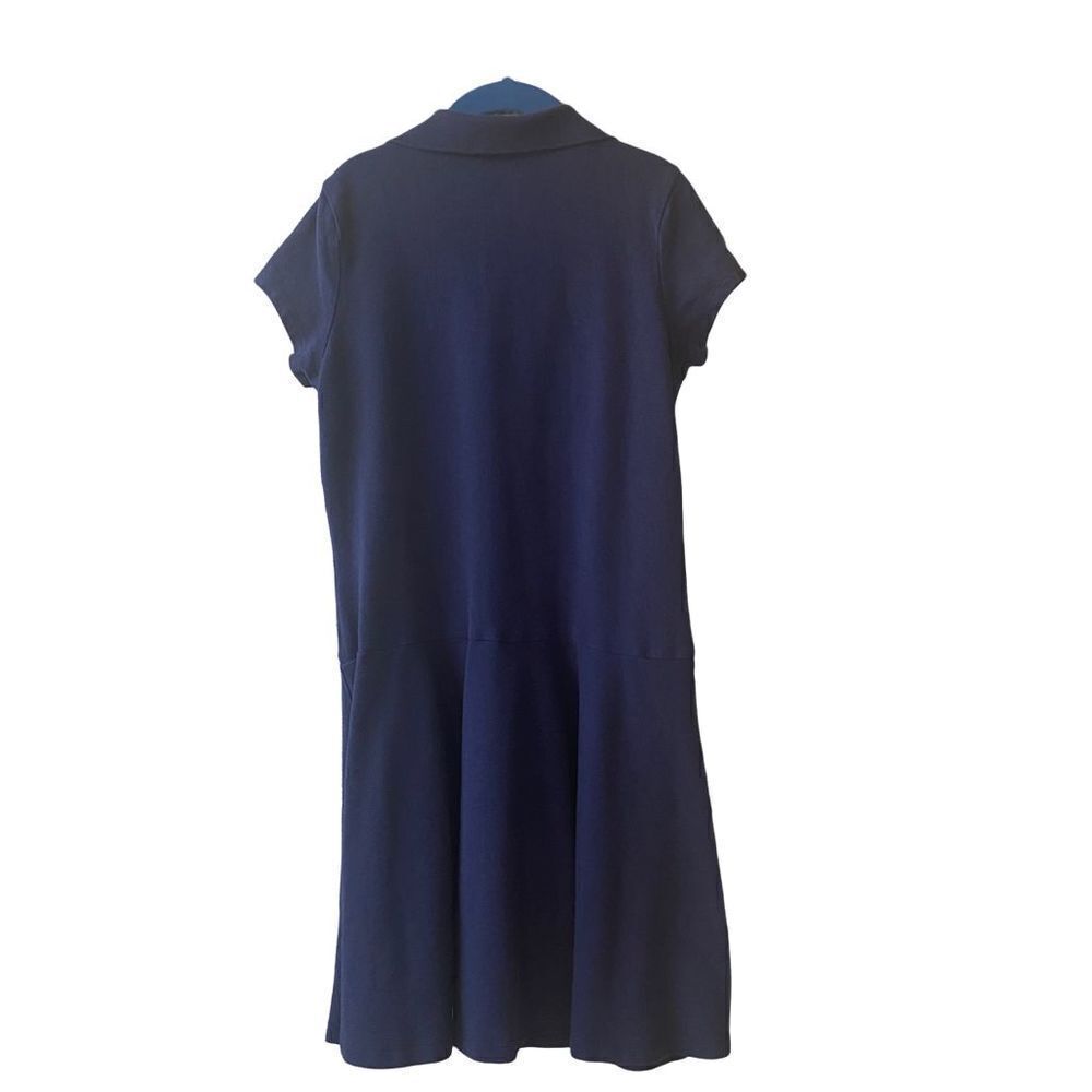The Children’s Place Short Sleeve Navy Blue Uniform Dress Little Girls Size Larg - Picture 2 of 7